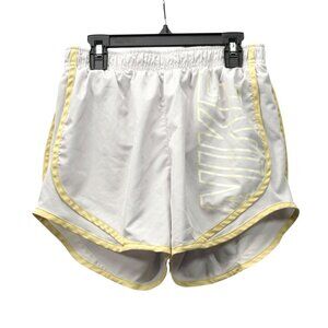 Nike Small Running Shorts Yellow and White